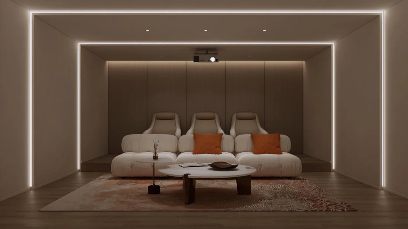 In-home cinema fit-out